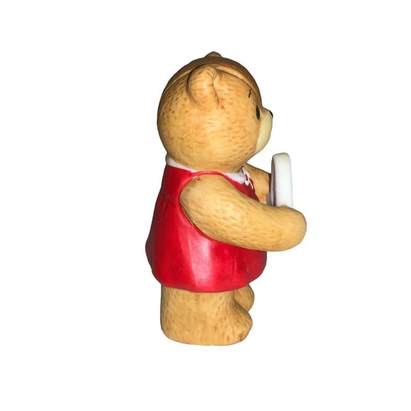 Enesco Lucy Rigg Bears, Lucy & Me, Teddy Bear, Red Dress, 4th Birthday - Picture 3 of 7